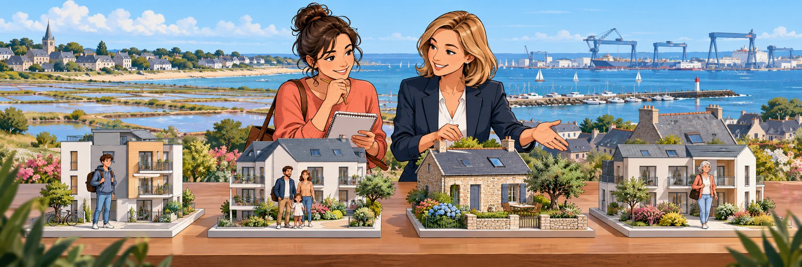 Maquettes de studio, d’appartement et de maison comparées pour choisir un bien locatif